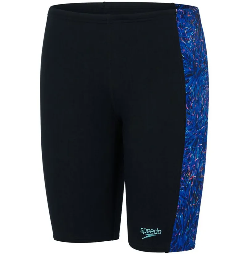 Speedo Boys Digital Allover Panel Jammer Black/Navy